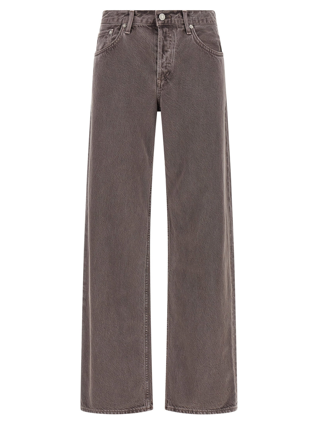 Agolde Low Rise Loose Jeans Purple
