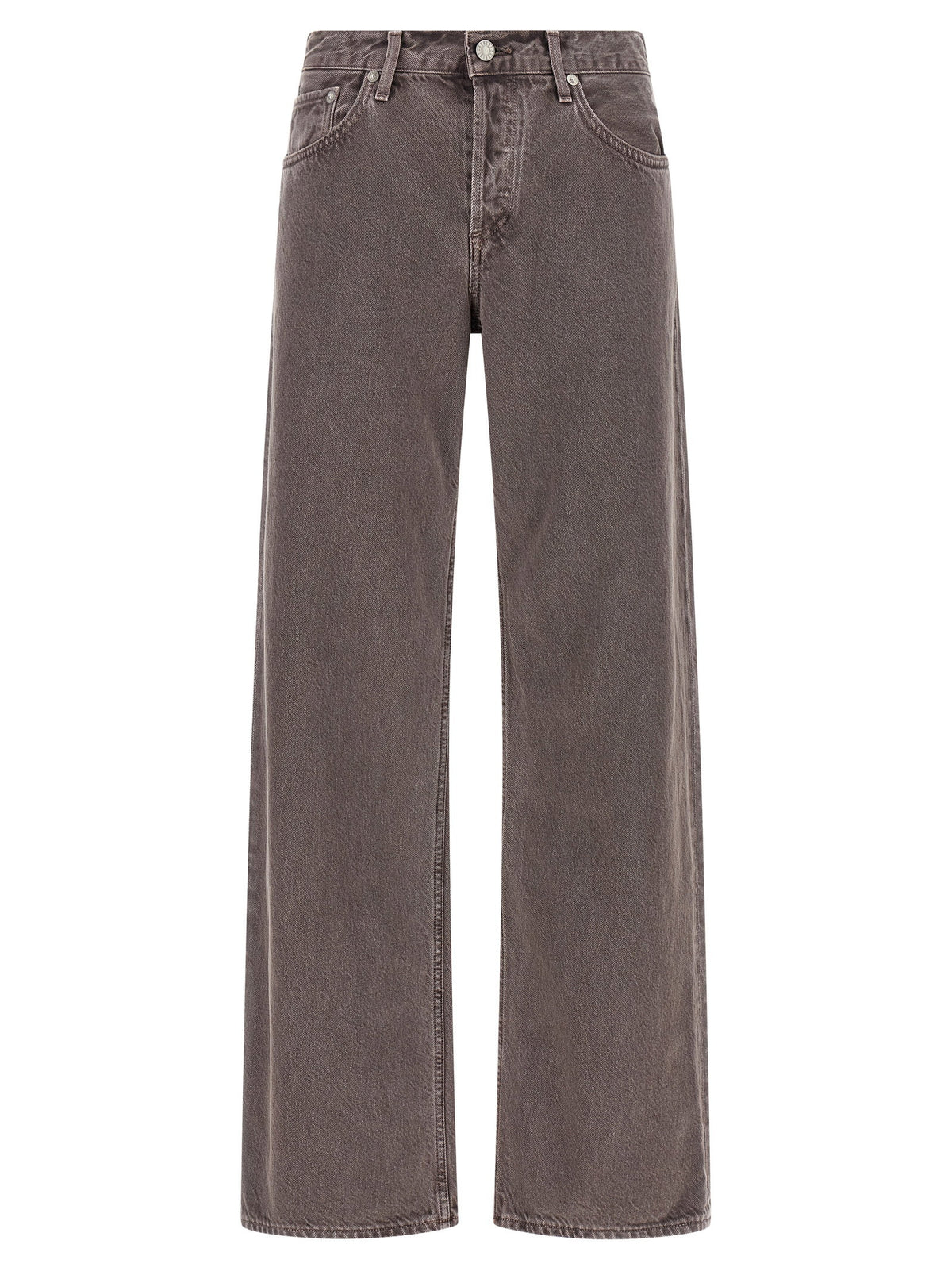 Agolde Low Rise Loose Jeans Purple