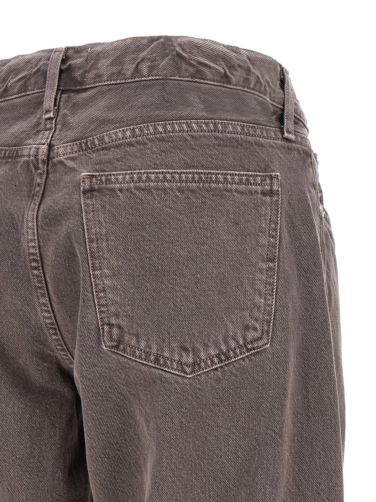 Agolde Low Rise Loose Jeans Purple