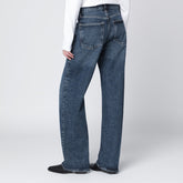 Agolde Wide-Leg Regenerated Denim Jeans Blue