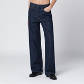 Agolde Rinse Dark Indigo Straight-Leg Jeans Blue