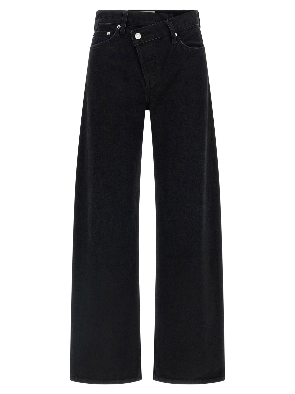 Agolde Arc Criss Cross Jeans Black