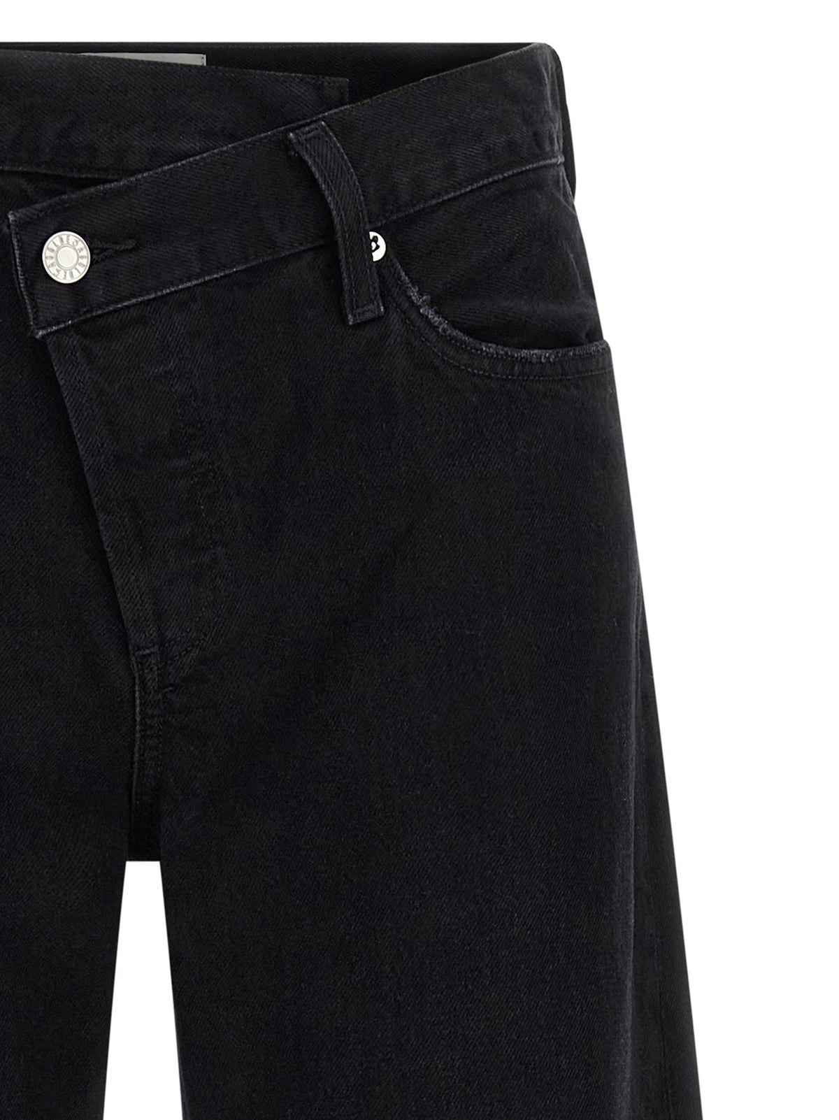 Agolde Arc Criss Cross Jeans Black