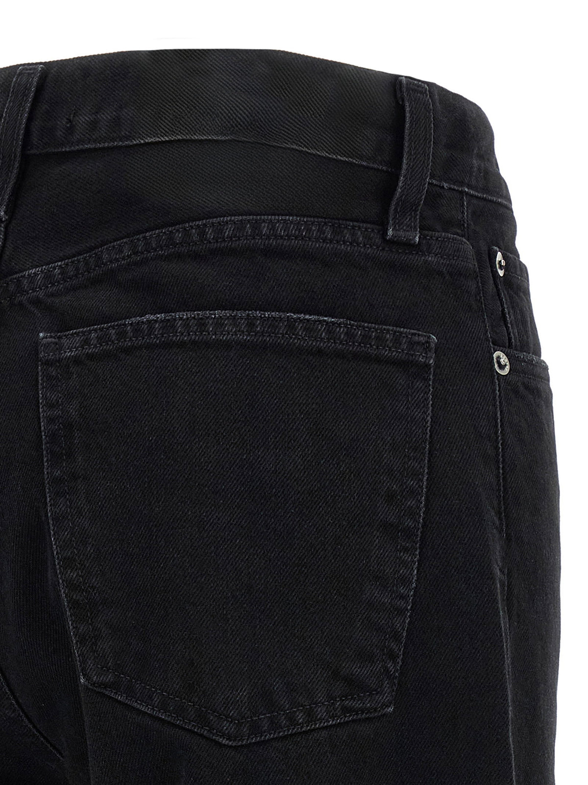 Agolde Arc Criss Cross Jeans Black