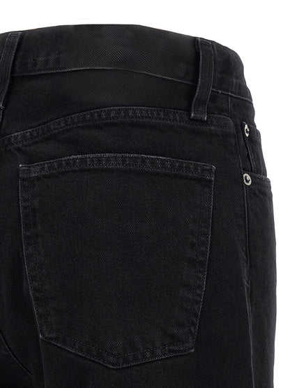 Agolde Arc Criss Cross Jeans Black