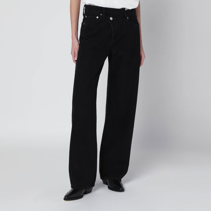 Agolde Arc Criss Cross Jeans Black