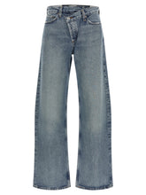 Agolde Arc Criss Cross Jeans Blue