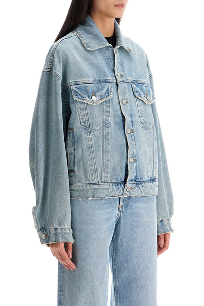 Denim dalton balloon jacket