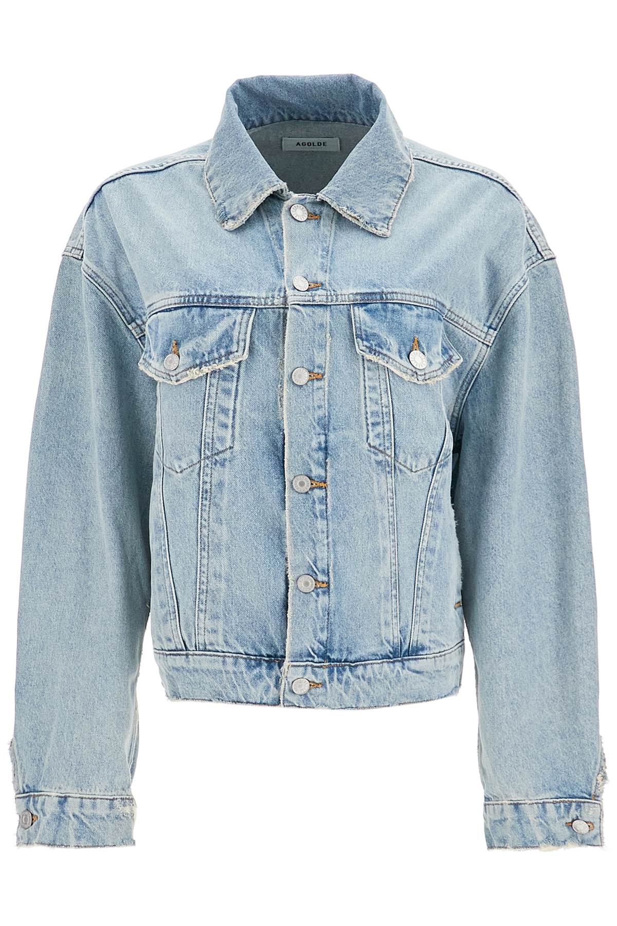 Denim dalton balloon jacket