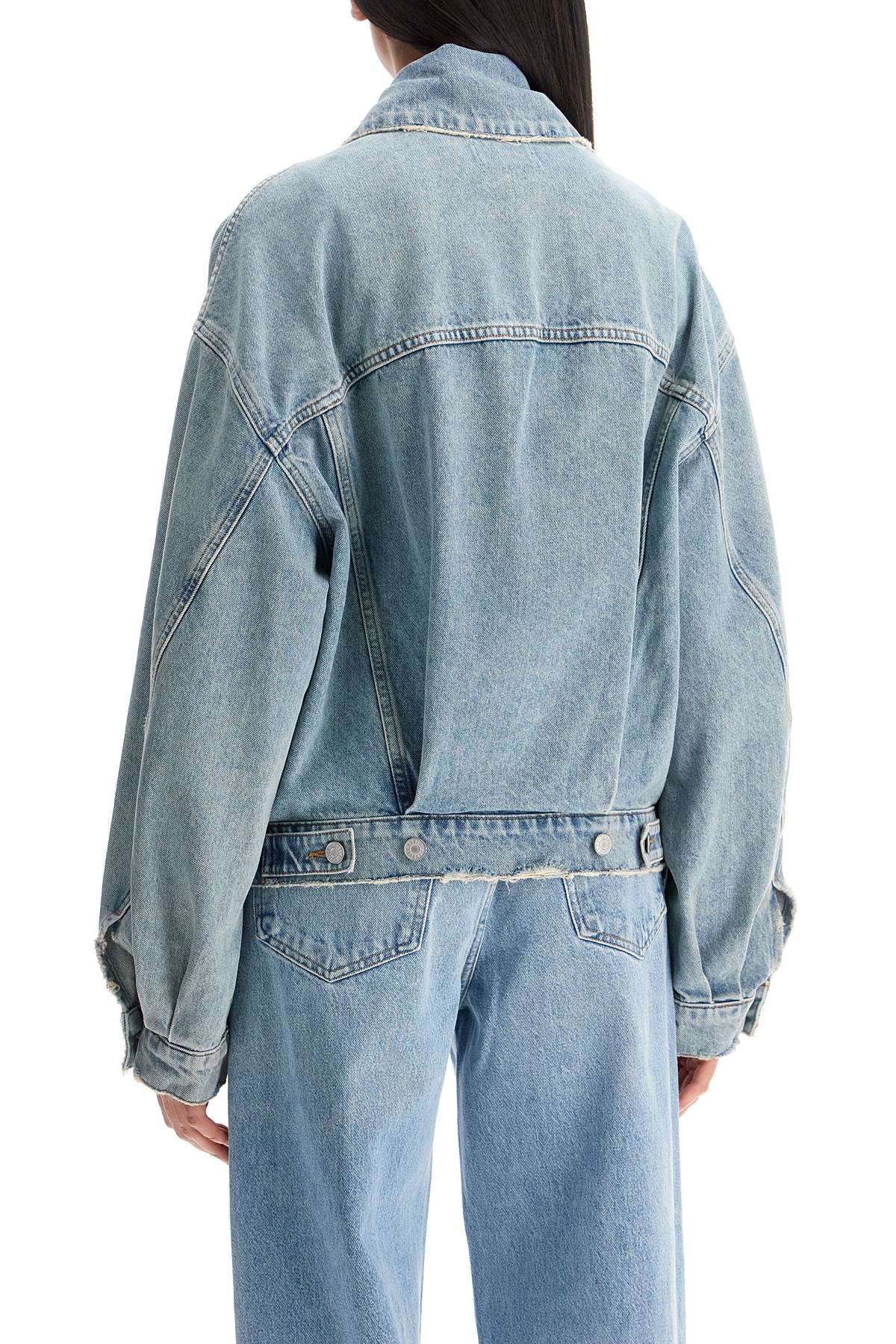 Denim dalton balloon jacket