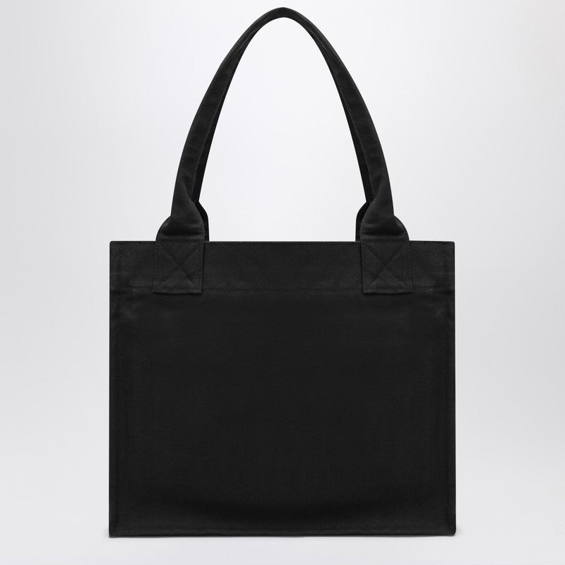 Ganni Large Canvas Tote Bag in Purple