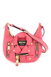 Moschino nappa leather mini biker bag