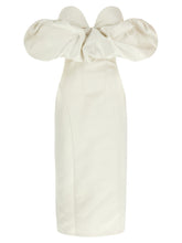 Elisabetta Franchi Off-the-shoulder Dress White