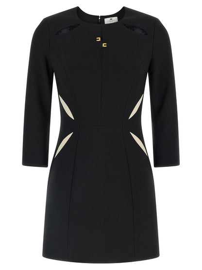 Elisabetta Franchi Sheath Dress White/black