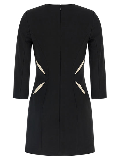 Elisabetta Franchi Sheath Dress White/black