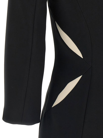 Elisabetta Franchi Sheath Dress White/black