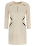 Elisabetta Franchi Cut-out Dress White/black