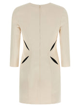 Elisabetta Franchi Cut-out Dress White/black