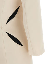 Elisabetta Franchi Cut-out Dress White/black