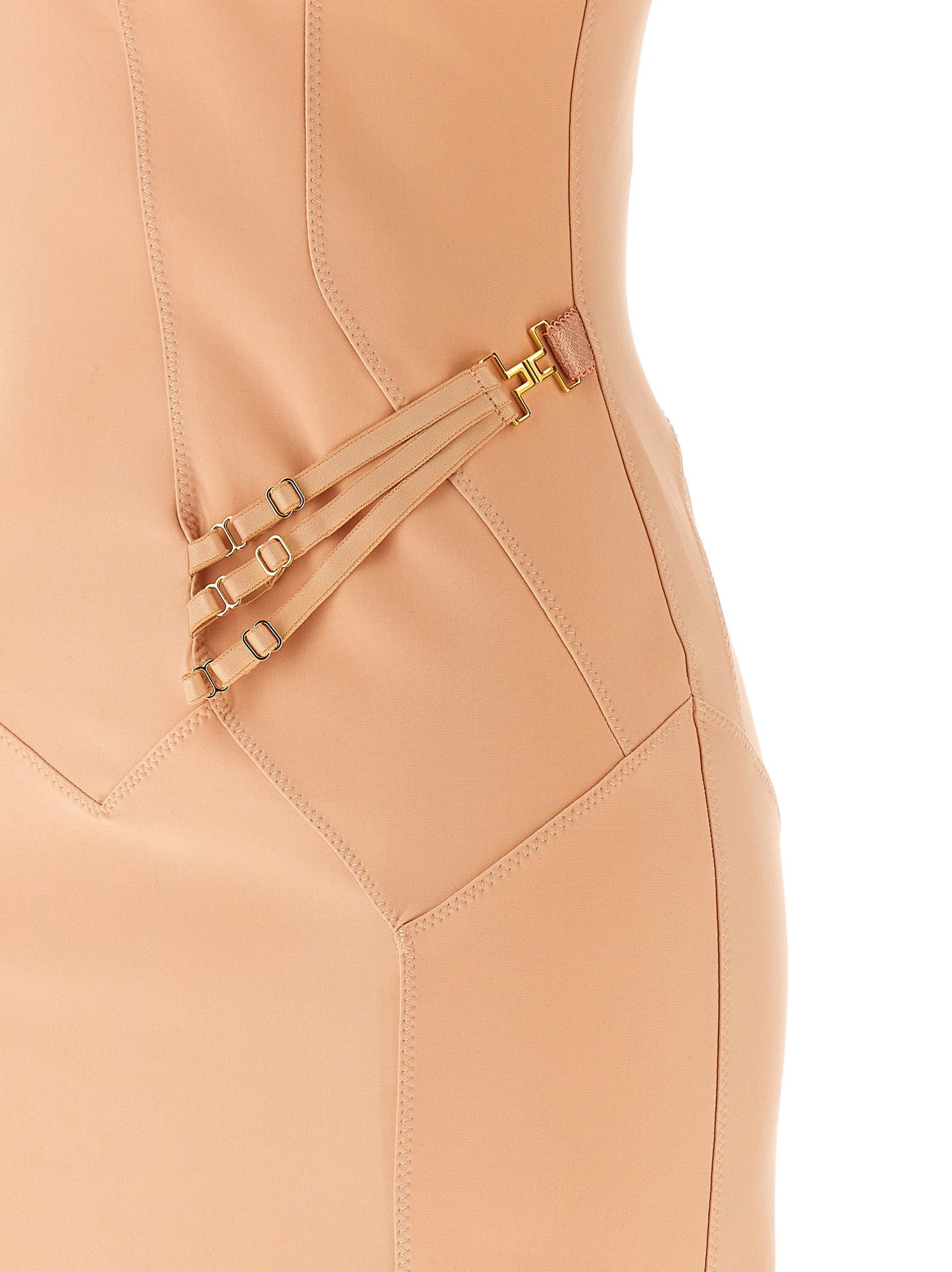 Elisabetta Franchi Corset Dress Pink