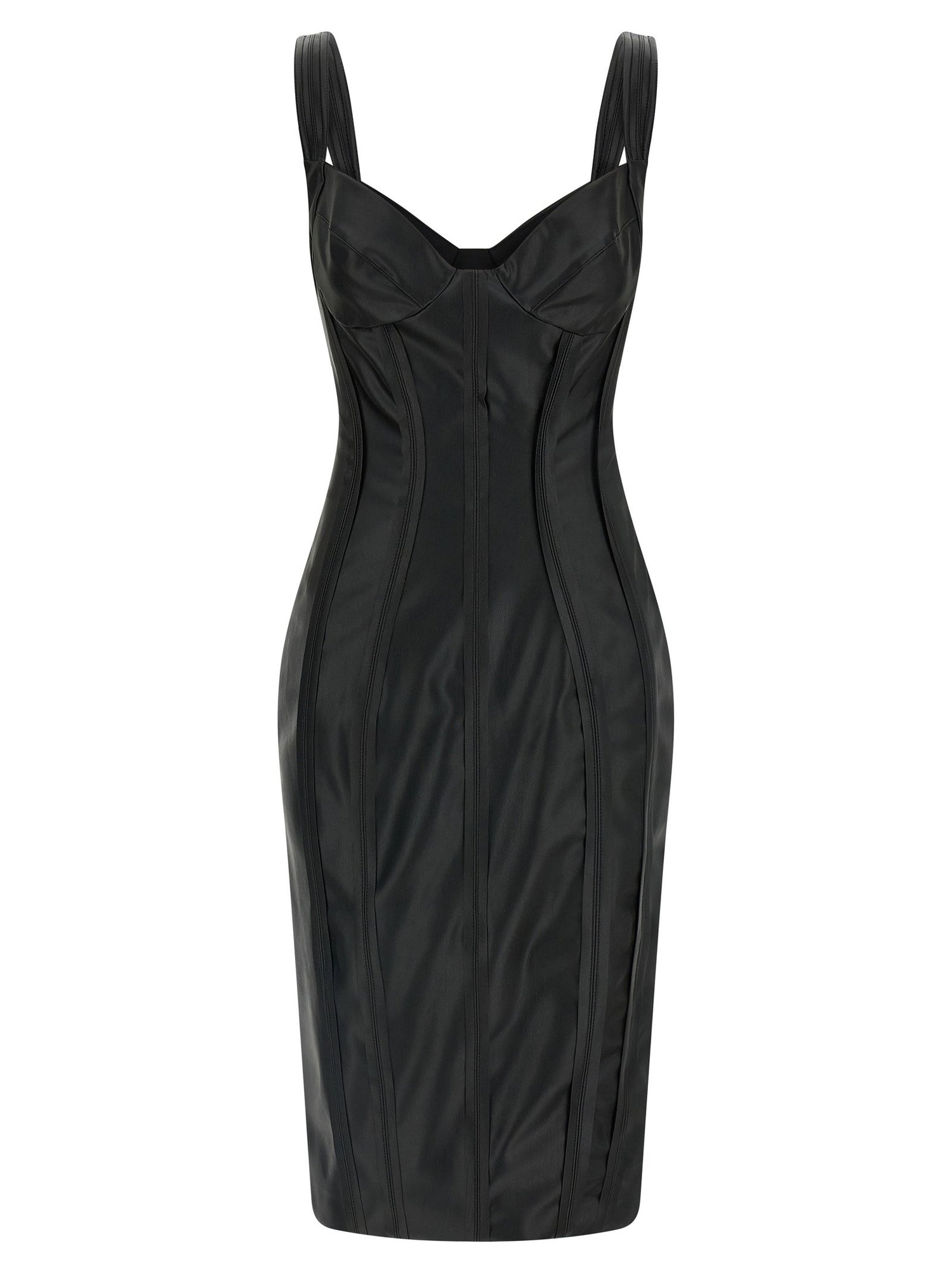 Elisabetta Franchi Corset Dress Black
