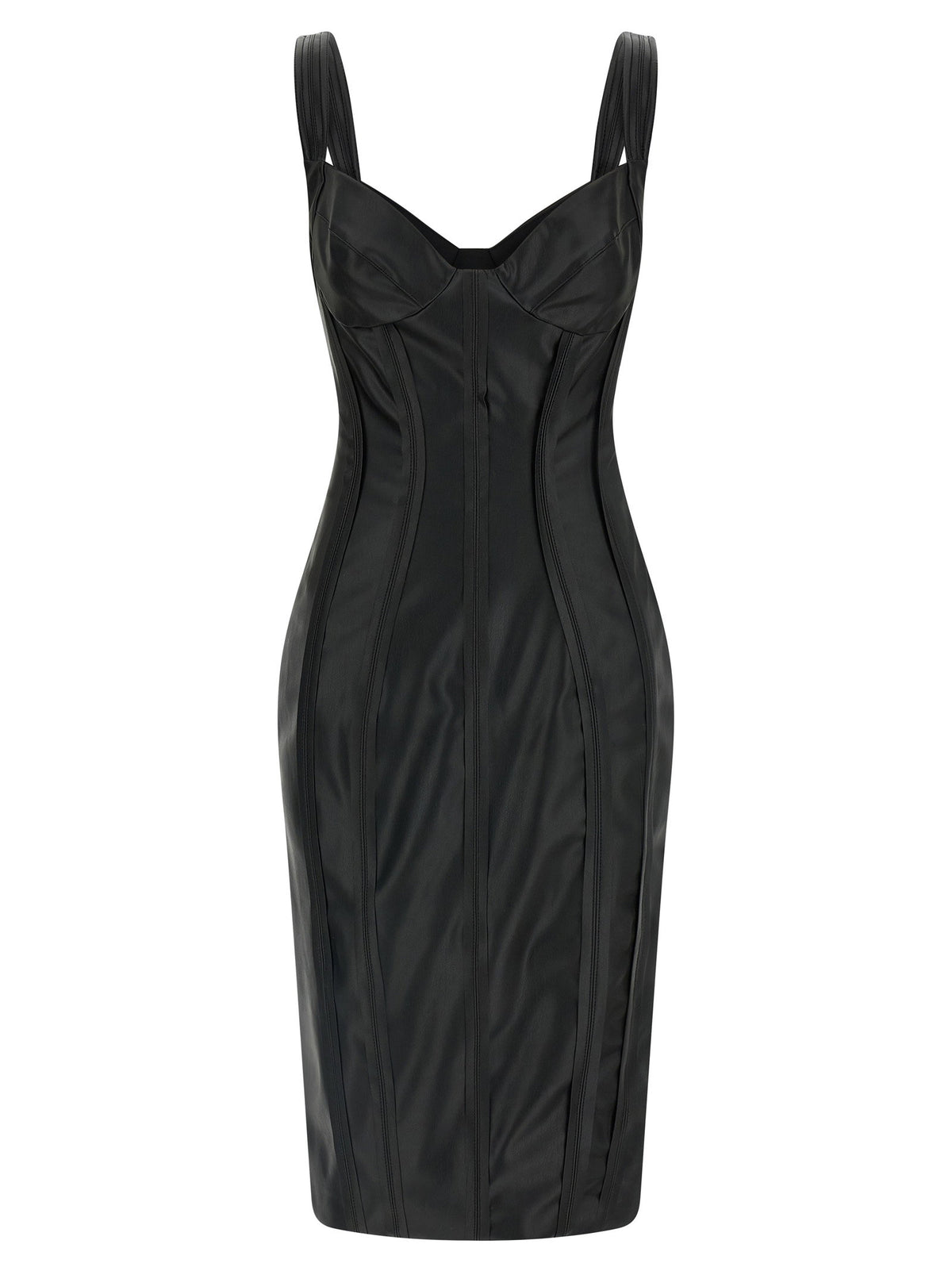 Elisabetta Franchi Corset Dress Black