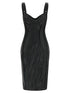 Elisabetta Franchi Corset Dress Black