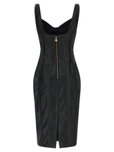 Elisabetta Franchi Corset Dress Black
