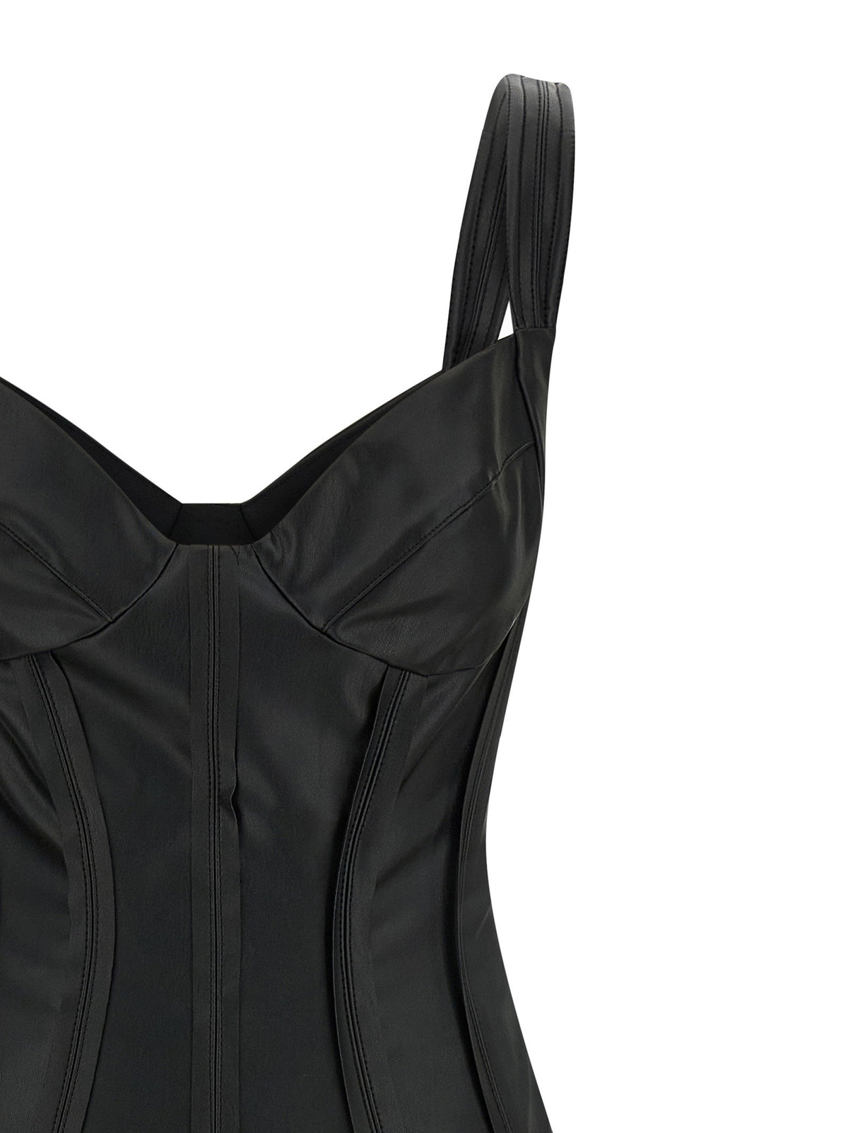 Elisabetta Franchi Corset Dress Black