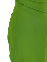 Elisabetta Franchi Jewel Shoulder Dress Green