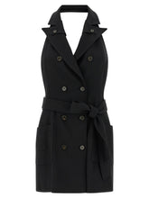 Elisabetta Franchi Vest Dress Black