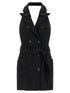 Elisabetta Franchi Vest Dress Black