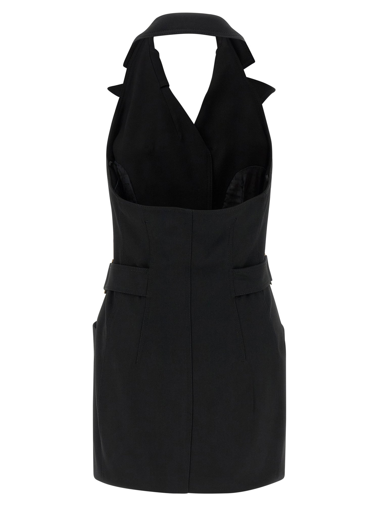 Elisabetta Franchi Vest Dress Black