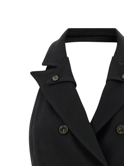 Elisabetta Franchi Vest Dress Black