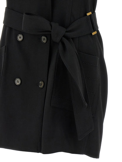 Elisabetta Franchi Vest Dress Black