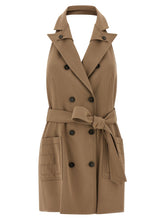 Elisabetta Franchi Vest Dress Beige