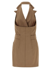 Elisabetta Franchi Vest Dress Beige