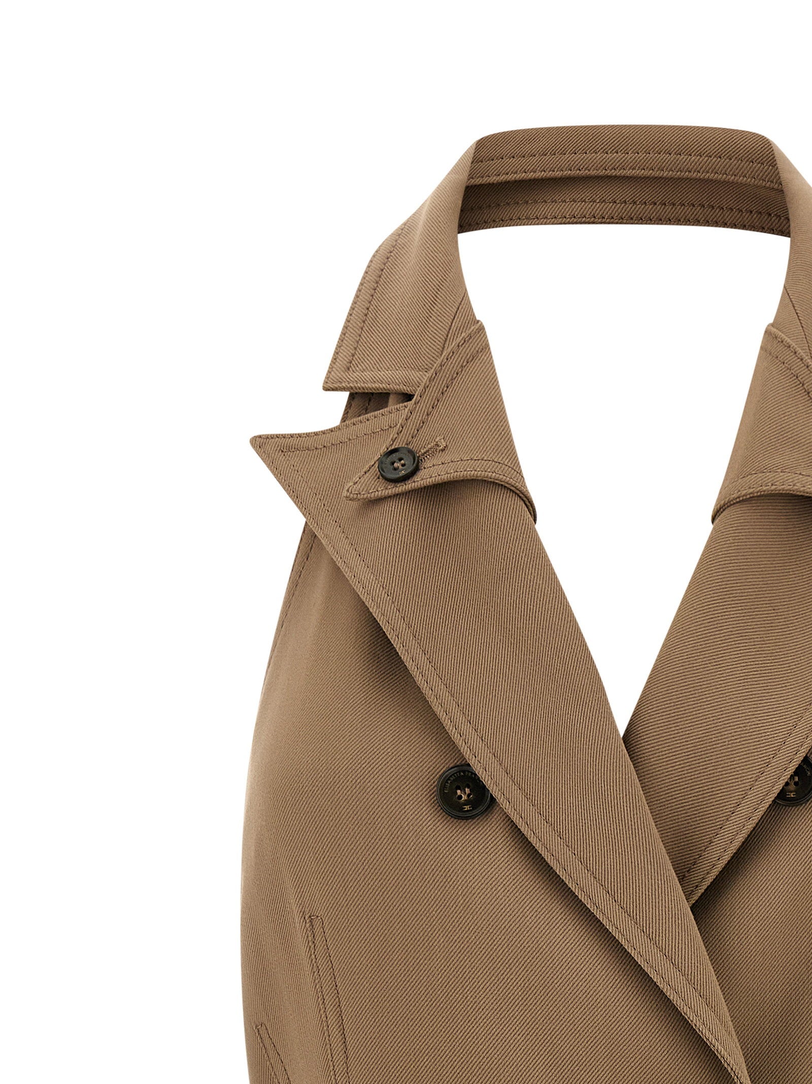 Elisabetta Franchi Vest Dress Beige