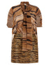 Elisabetta Franchi Animal Dress Brown