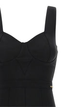 Elisabetta Franchi Scuba Dress Black