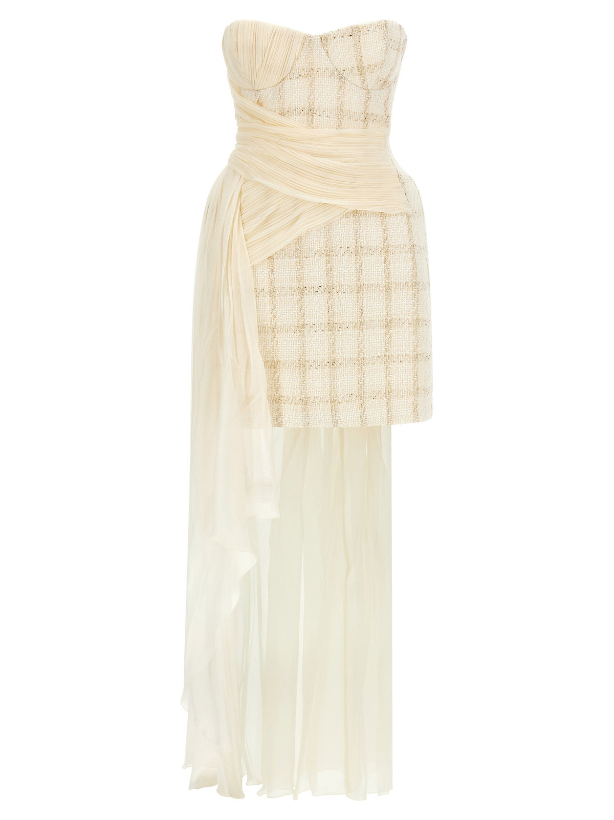 Elisabetta Franchi Amphora Dress White