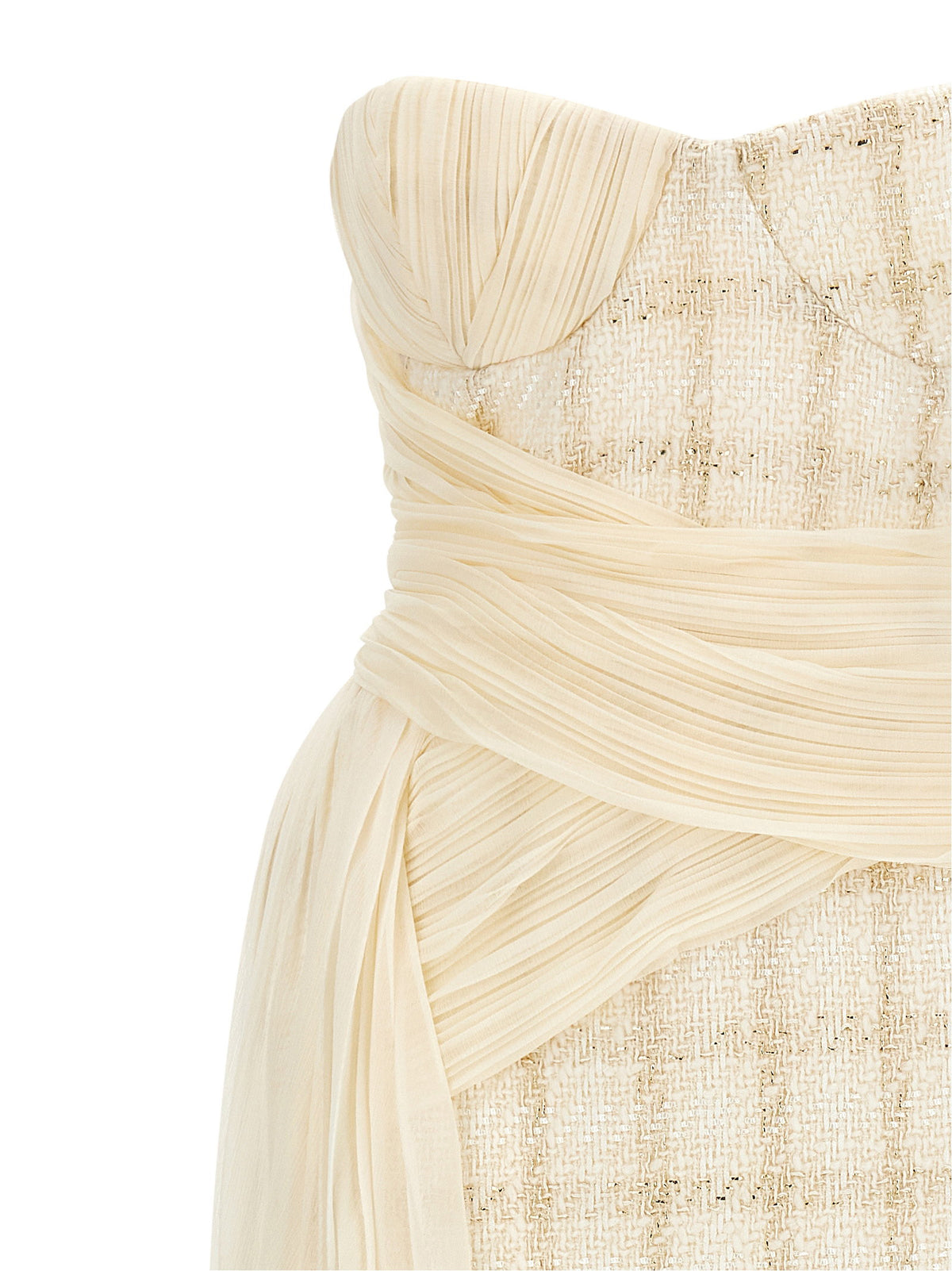 Elisabetta Franchi Amphora Dress White