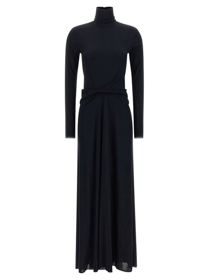Fabiana Filippi Draped Dress Blue