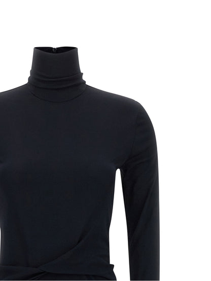 Fabiana Filippi Draped Dress Blue