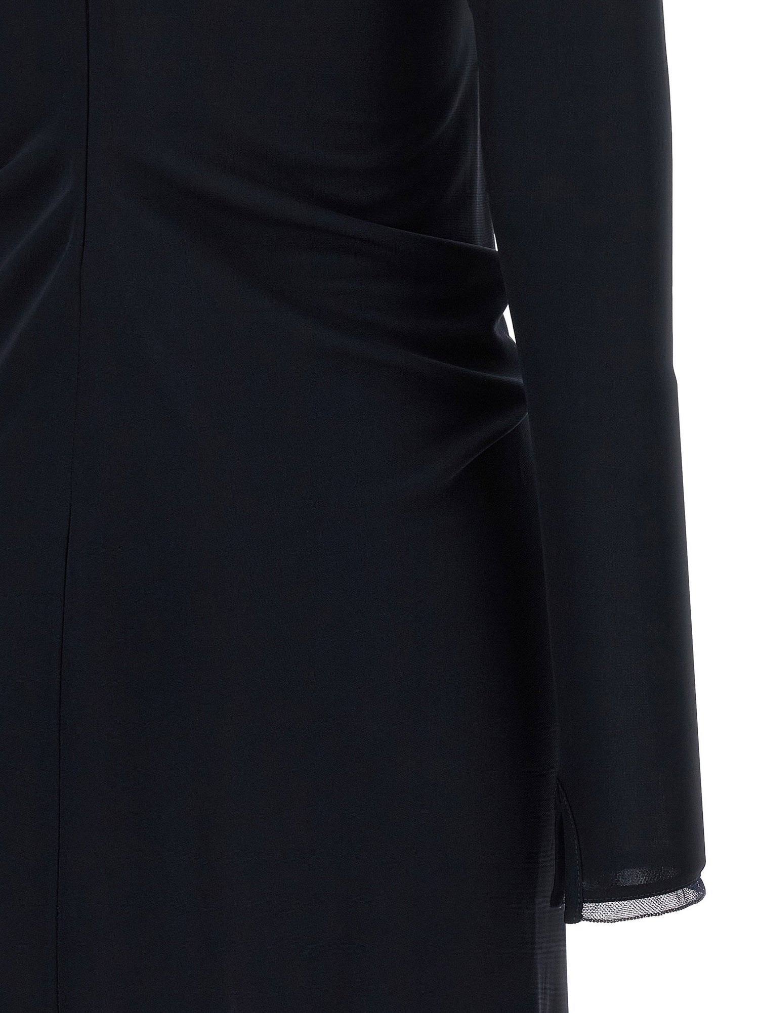 Fabiana Filippi Draped Dress Blue