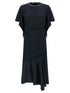 Fabiana Filippi Ruffle Dress Blue
