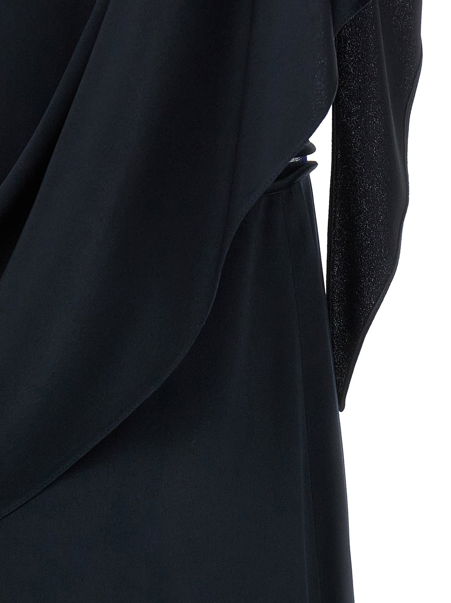 Fabiana Filippi Ruffle Dress Blue