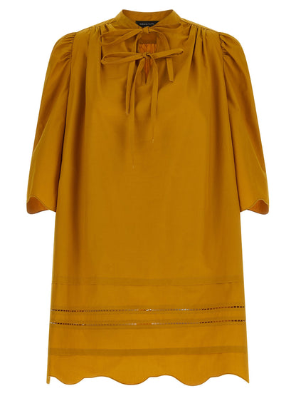 Fabiana Filippi Loose Dress Yellow