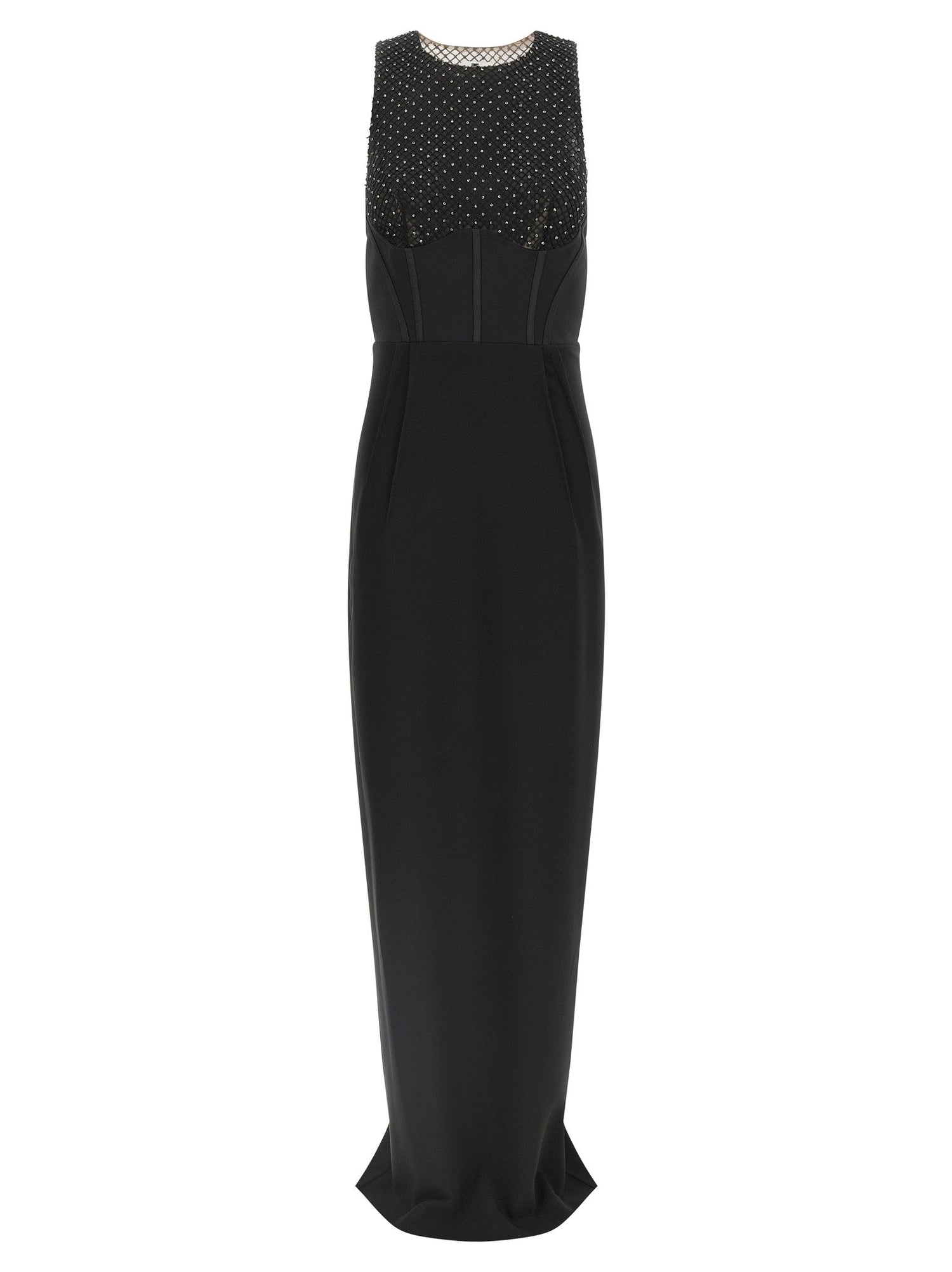 Elisabetta Franchi Red Carpet Dress Black