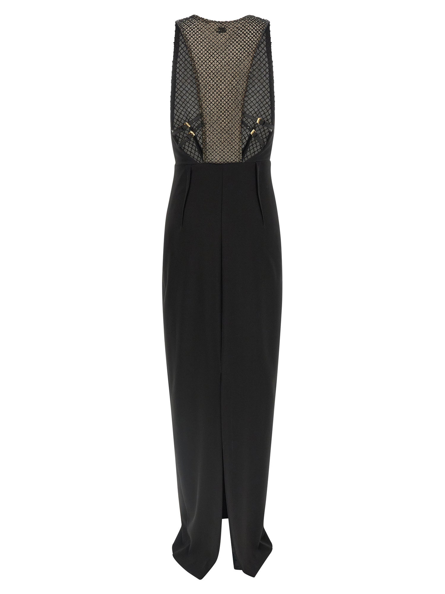 Elisabetta Franchi Red Carpet Dress Black